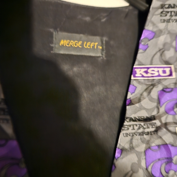 Mens Kansas State University Tuxedo Vest - Picture 4 of 4